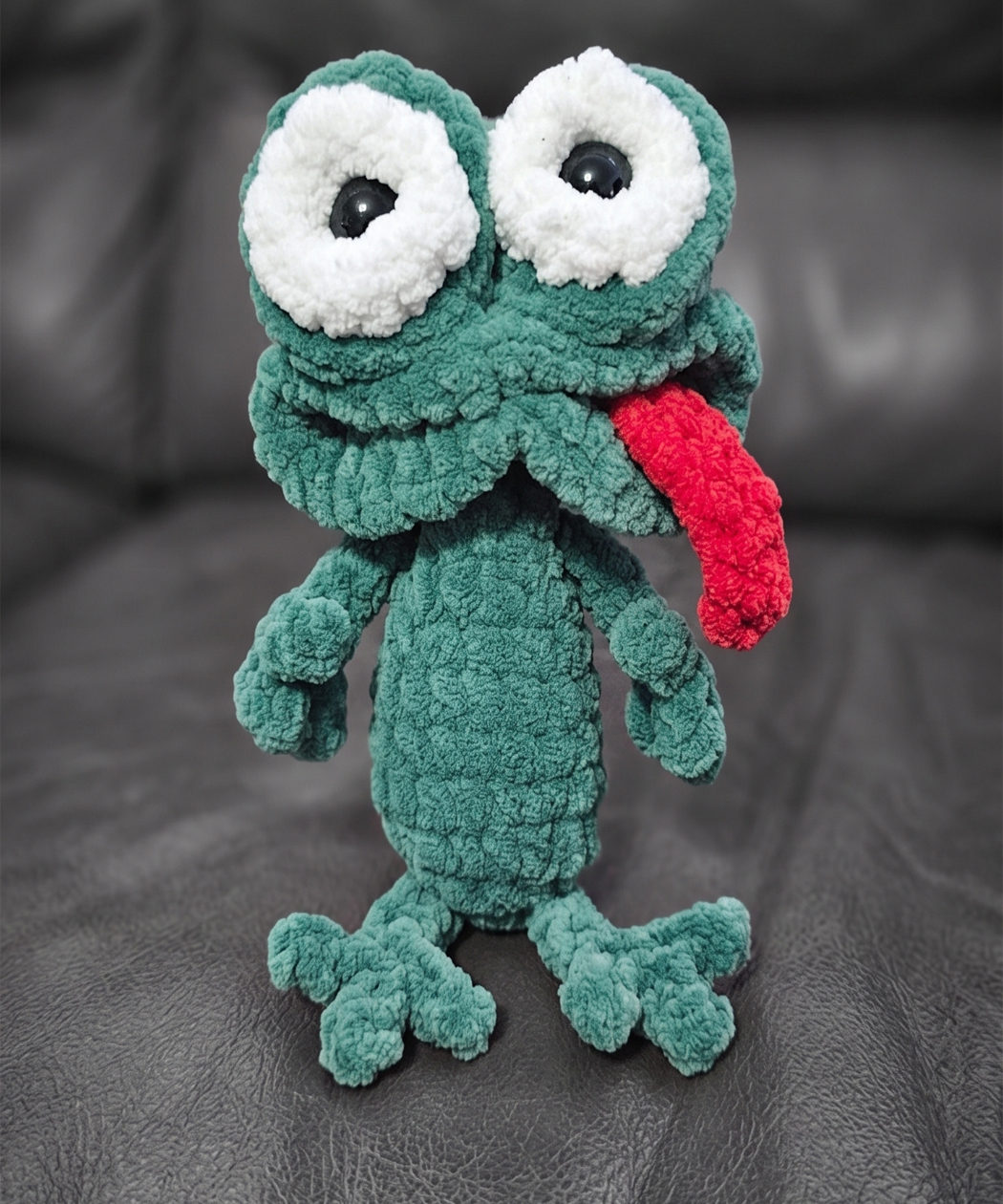 Broscuța Pluș Amigurumi "Gaga"