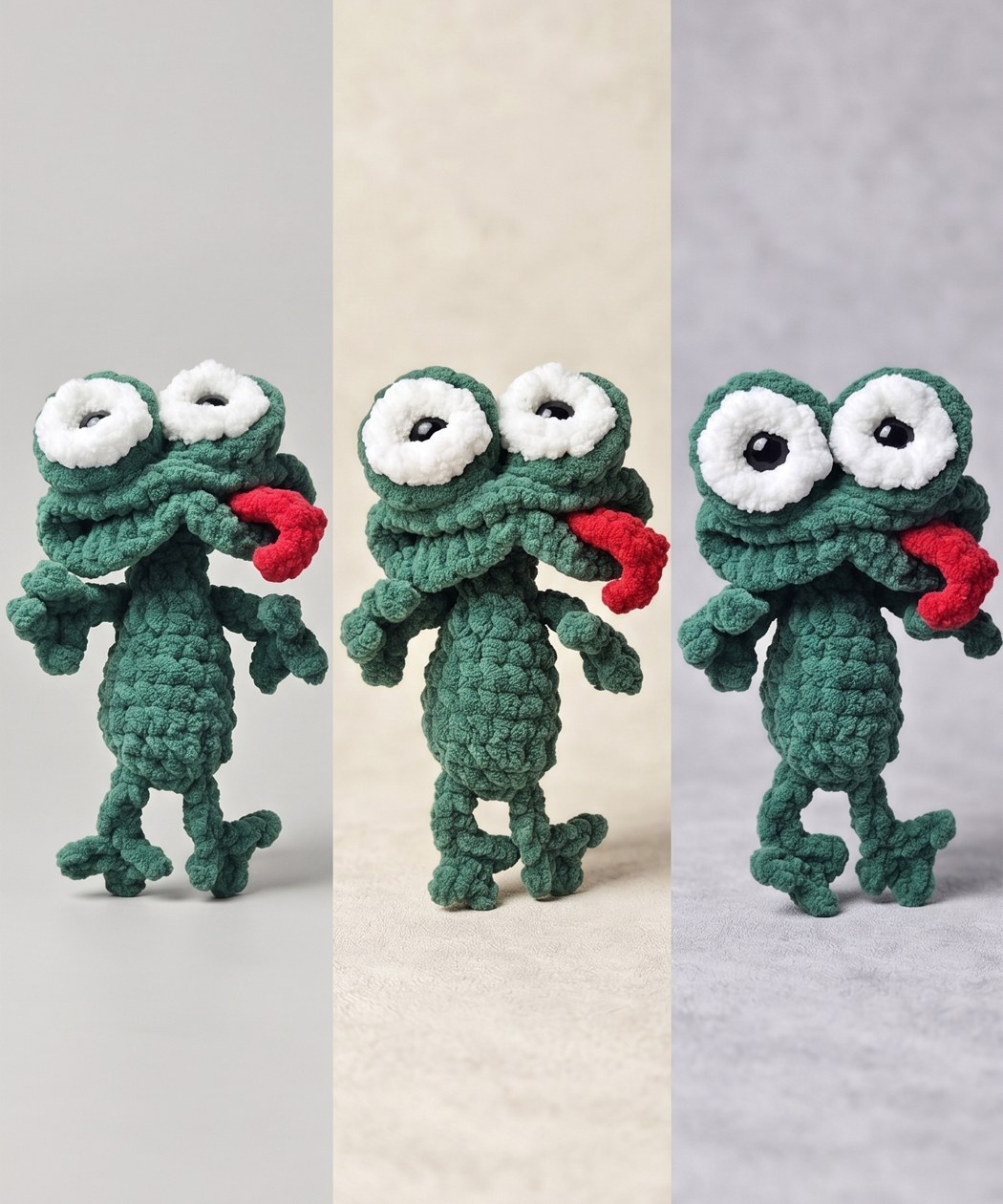 Broscuța Croșetată Amigurumi "Gaga"