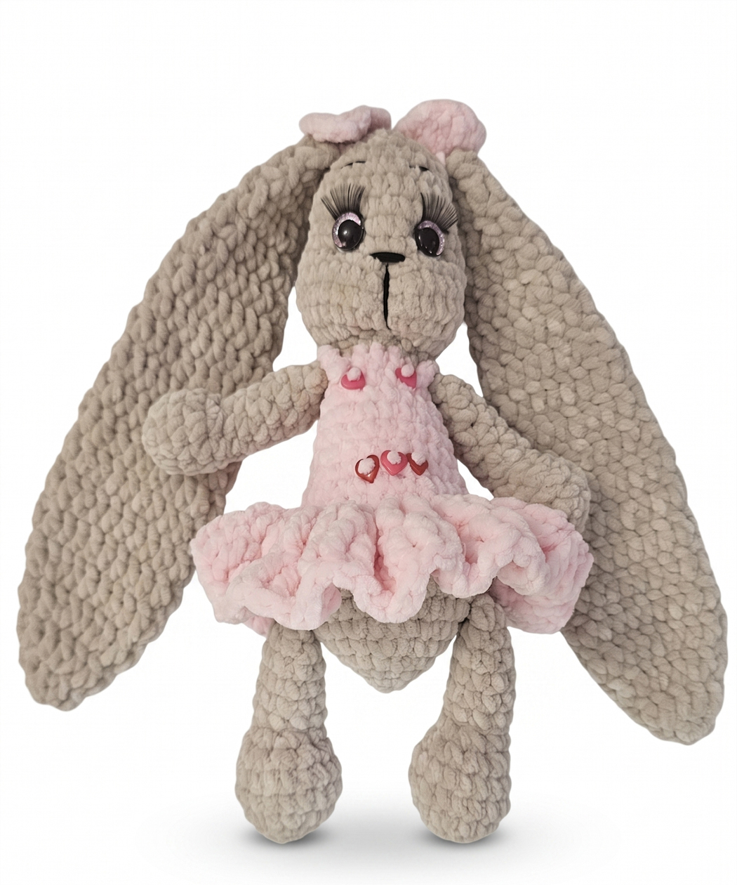 fetita iepuras amigurumi